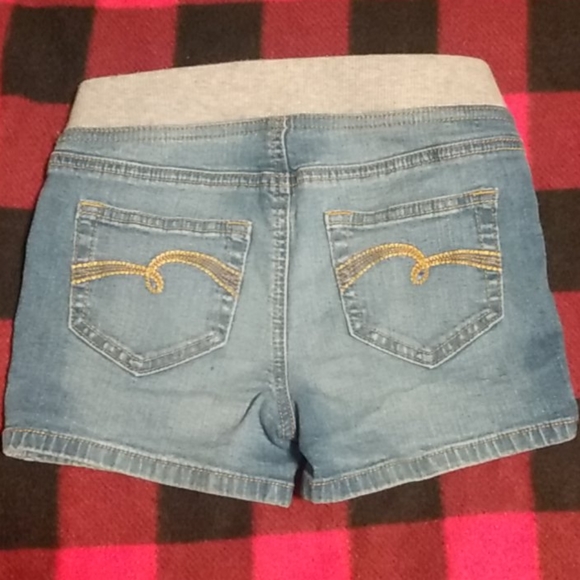 3 PAIRS JUSTICE Pull On Denim Shorts 12 Slim - Picture 10 of 11